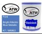 Preview: Ford, Bright Atlantic Blue Metallic, K7 / M6863: 500ml Lackdose, von ATW Autoteile West.